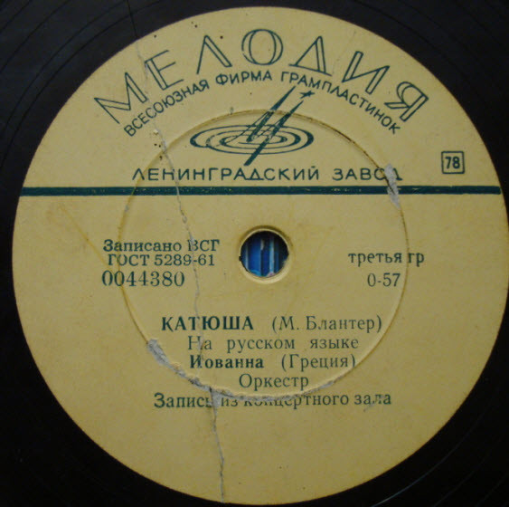 Иованна (Греция) – Песня о Тбилиси / Катюша