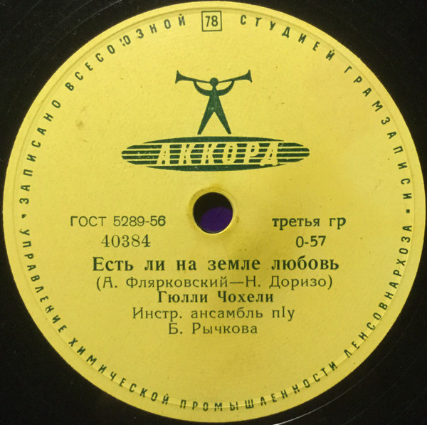 Г. ЧОХЕЛИ, инстр. анс. п/у Б. Рычкова