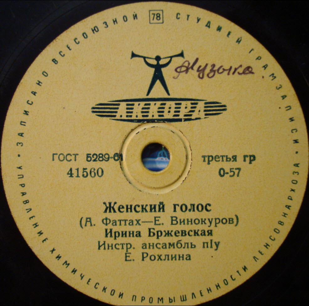 Ирина Бржевская - Хороши вечера на Оби / Женский голос