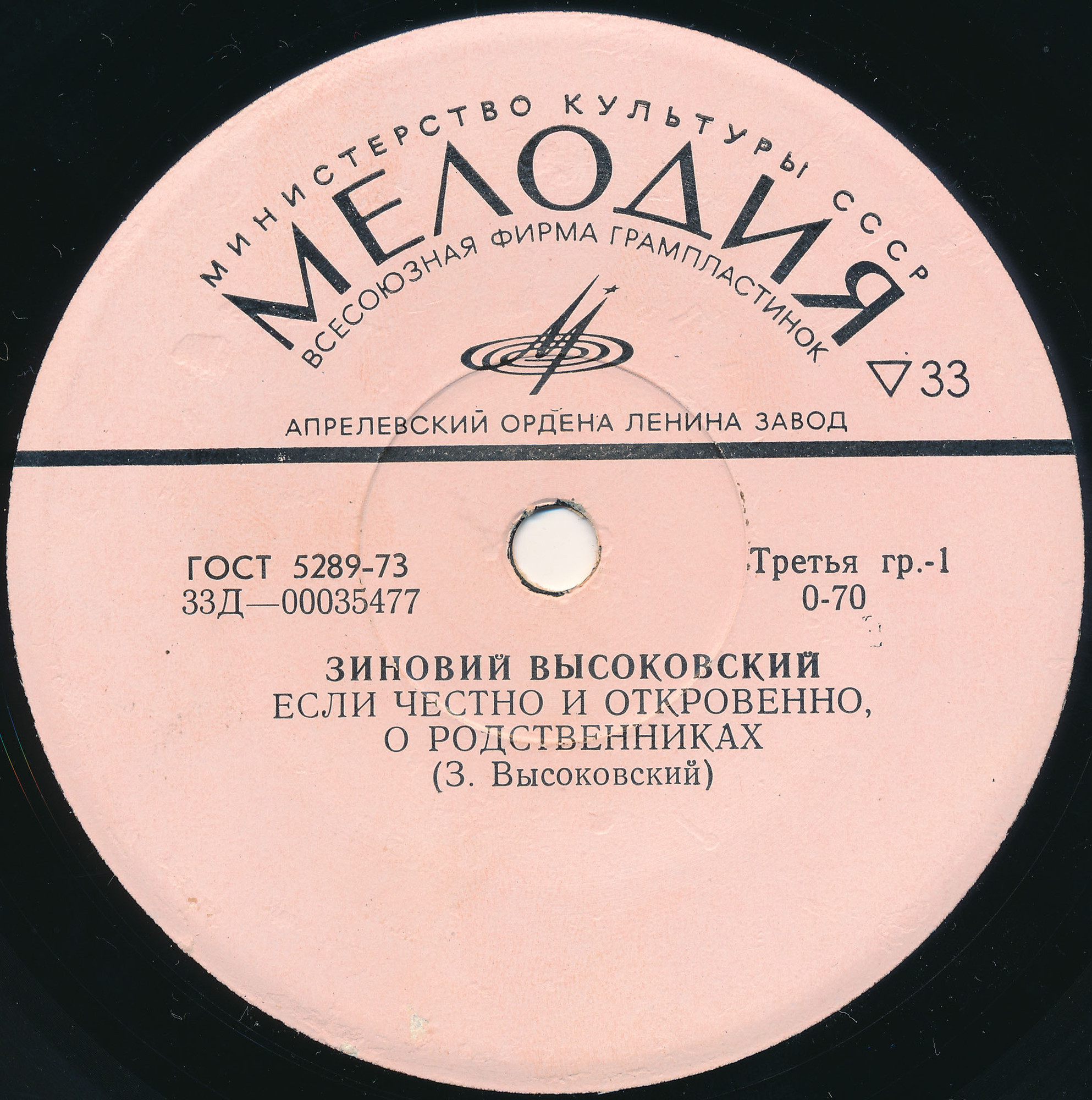 Зиновий ВЫСОКОВСКИЙ