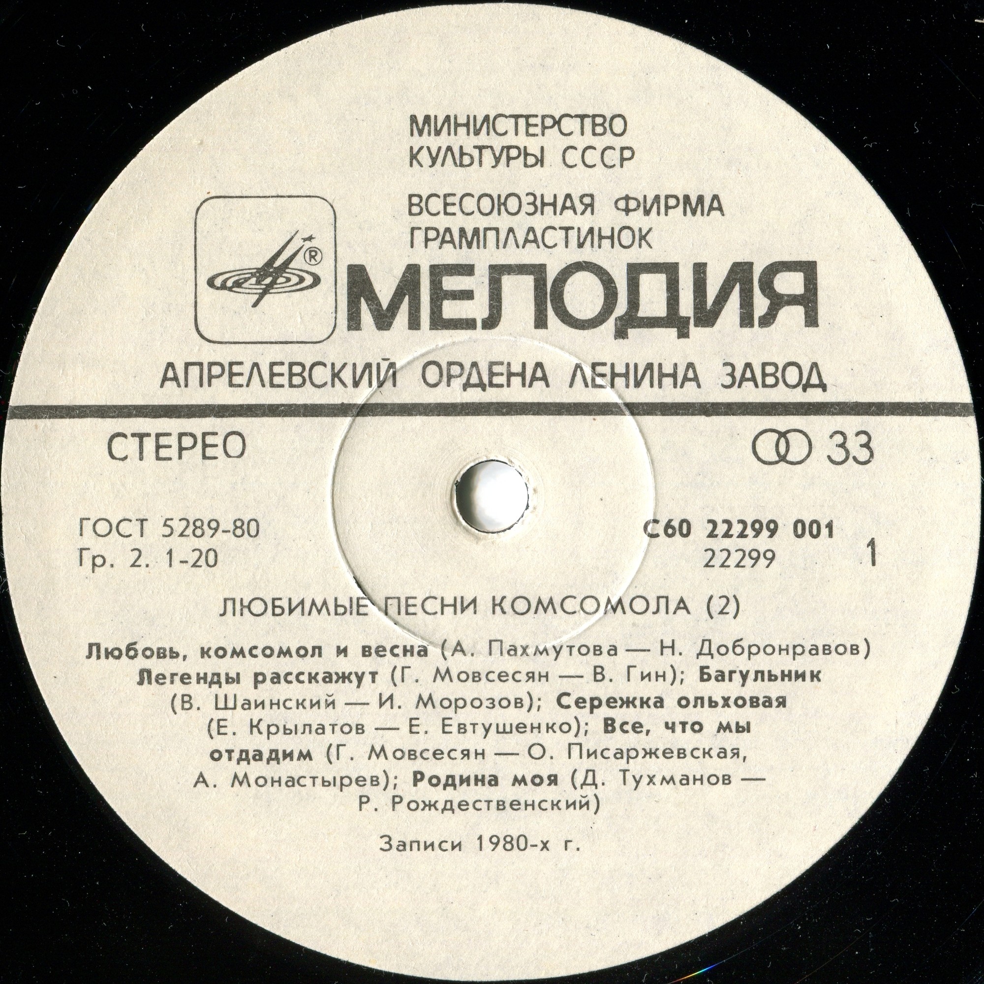 Эти песни запевает молодежь. Любимые песни комсомола (2)