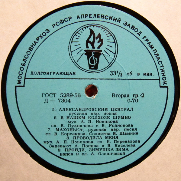 ГОС. СИБИРСКИЙ РУССКИЙ НАР. ХОР