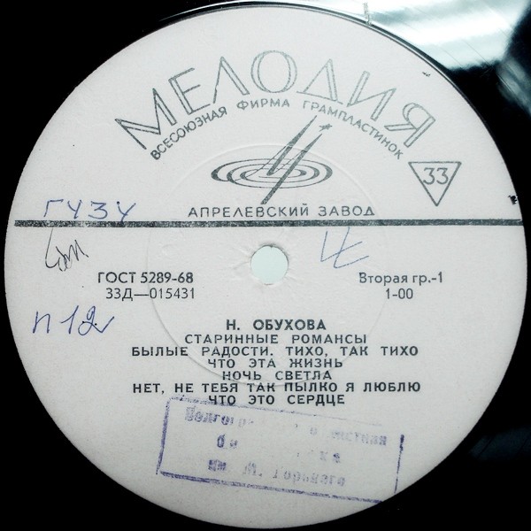 Надежда ОБУХОВА (меццо-сопрано)