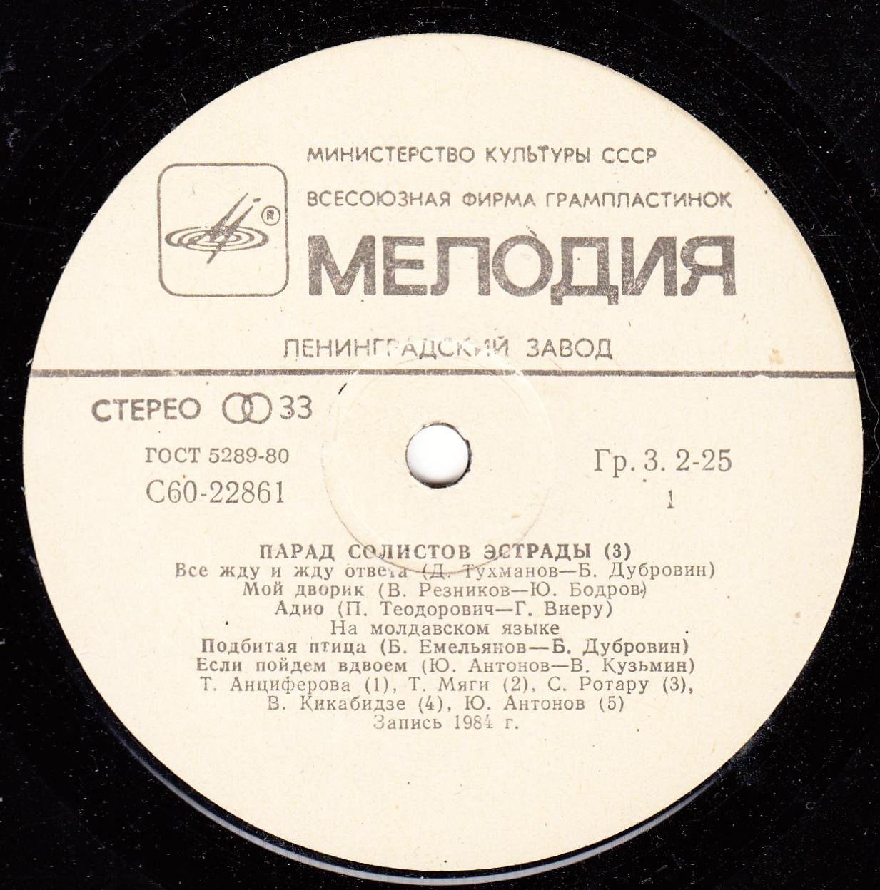 Парад солистов эстрады (3)