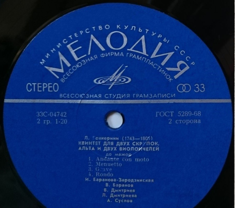 Й. Гайдн, Л. Боккерини