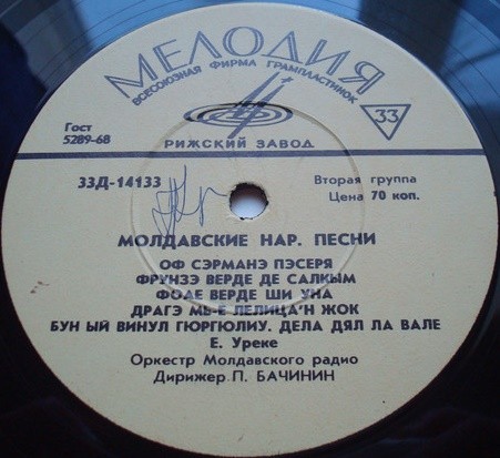 Молдавские нар. песни и танцы