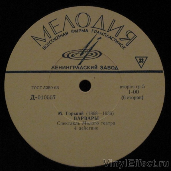 М. Горький. Варвары