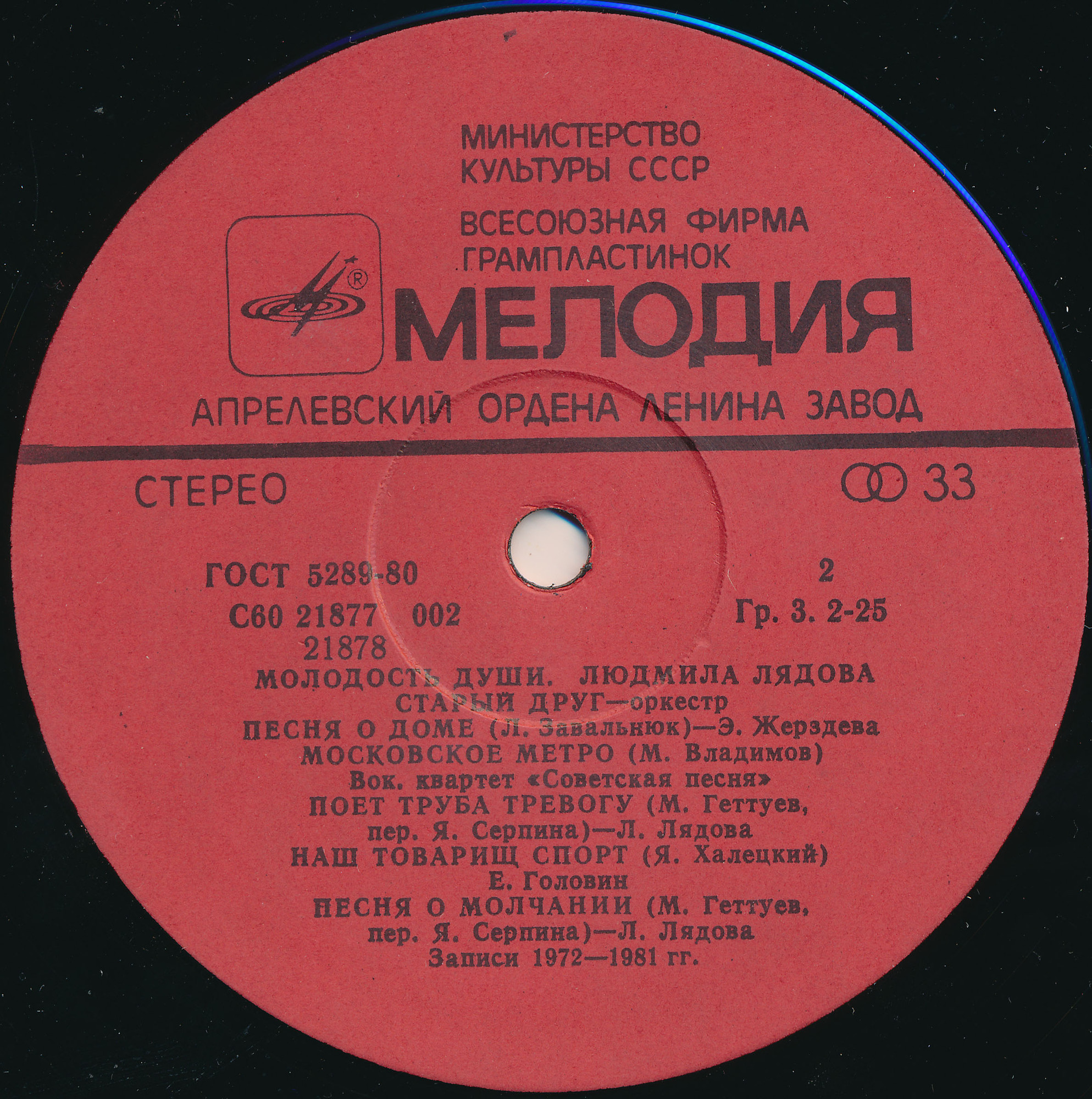 Людмила ЛЯДОВА. «Молодость души»
