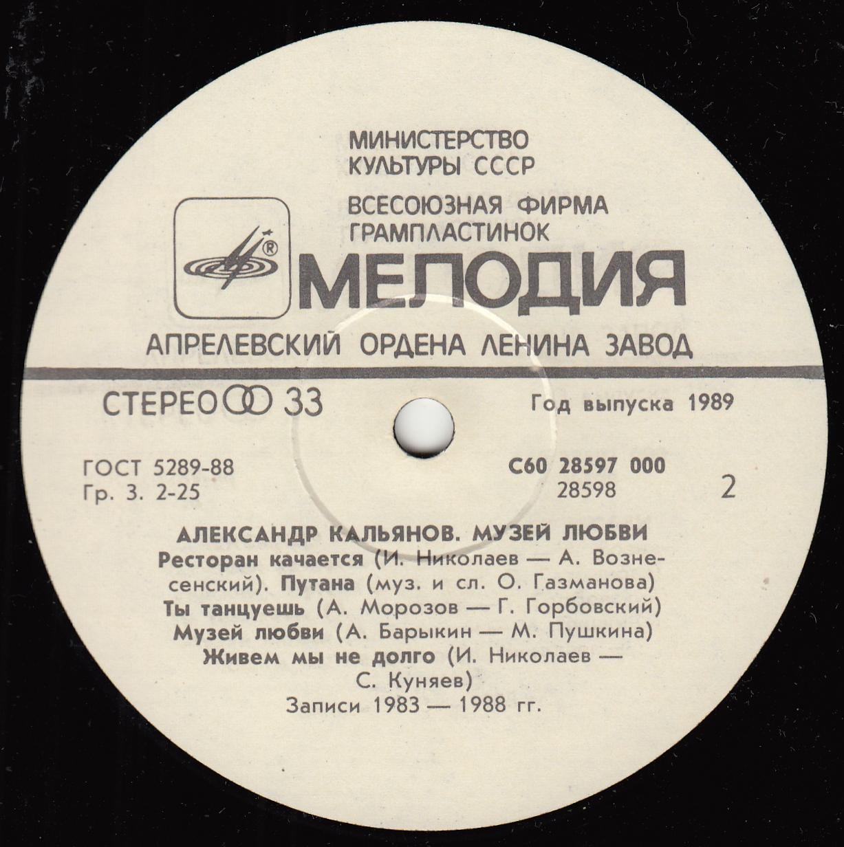 Александр КАЛЬЯНОВ. «Музей любви»