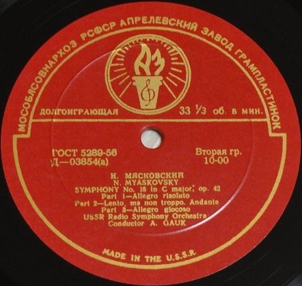 Н. Мясковский: Симфонии № 18 и № 19