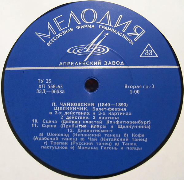 П. ЧАЙКОВСКИЙ. «Щелкунчик», балет в 2-х действиях (Г. Рождественский)