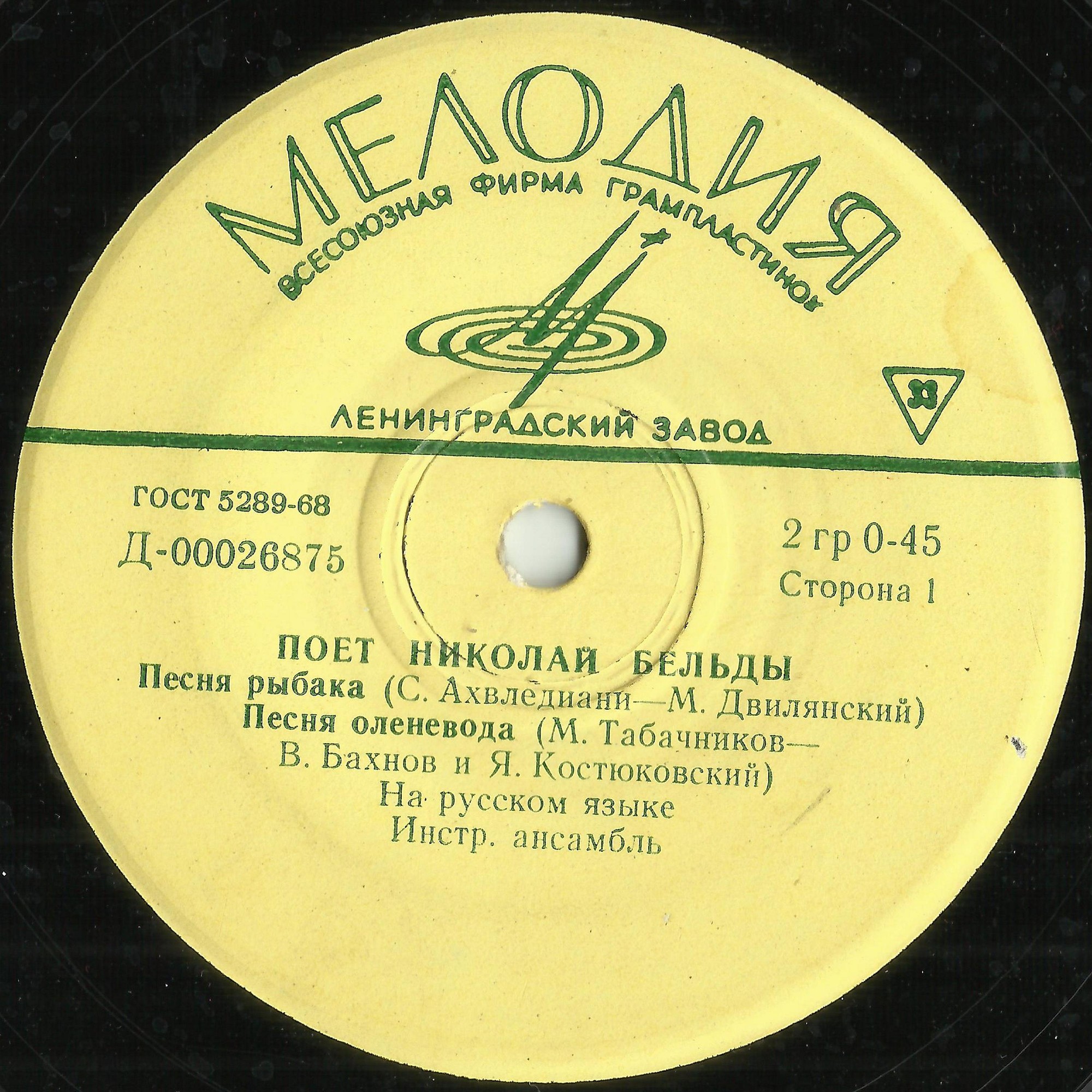 Поет Николай БЕЛЬДЫ