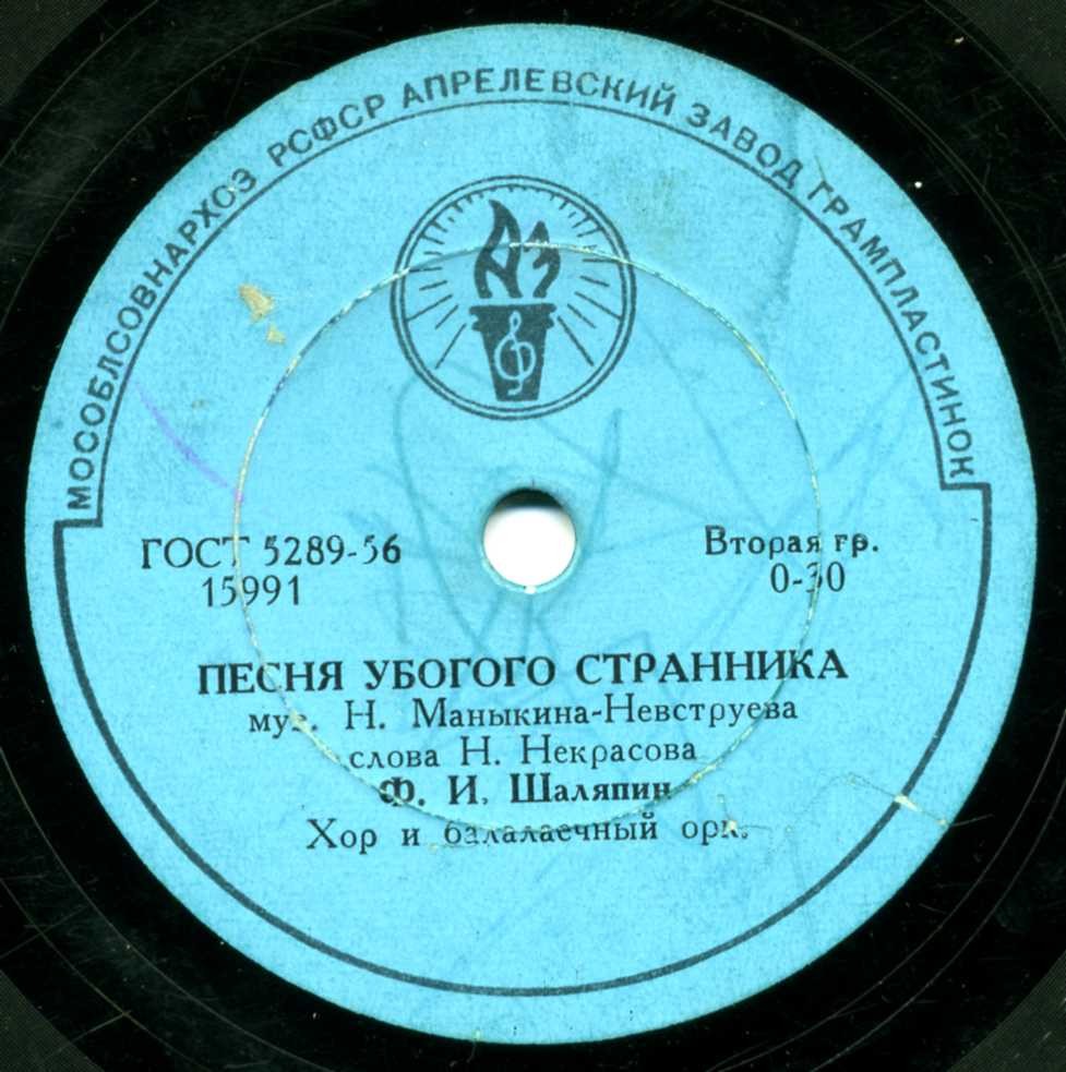 Ф. Шаляпин — Песня убогого странника / Блоха