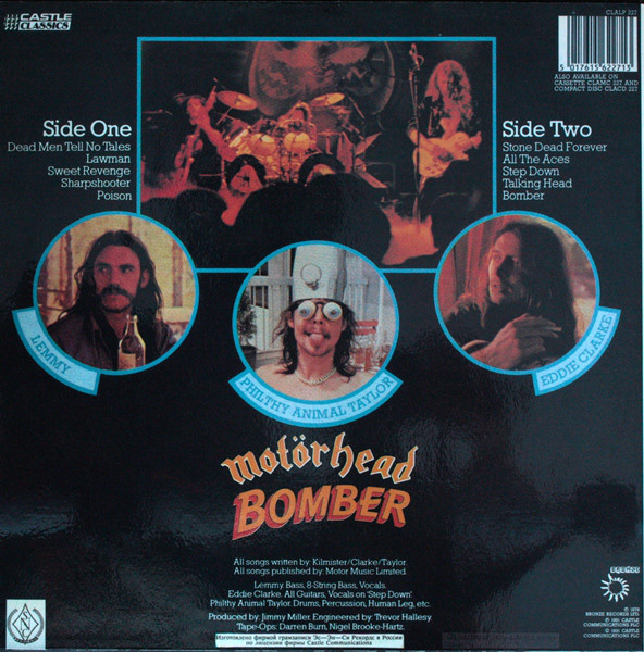 Motorhead. "Bomber"