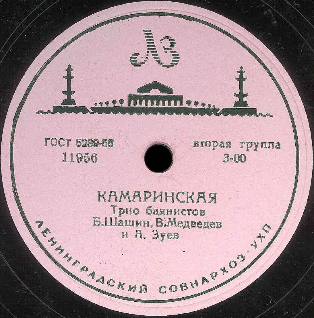 Трио баянистов: Б. Шашин, В. Медведев и А. Зуев – Камаринская / Русский пляс