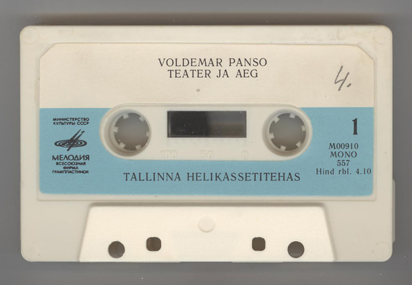 Voldemar Panso 60 : 1920-1980 : Teater ja aeg