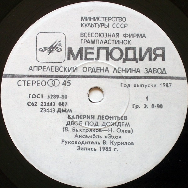 По вашим письмам. Валерий Леонтьев / Михаил Боярский