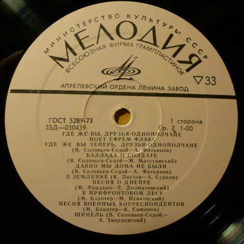 Ефрем ФЛАКС - Где же вы, друзья-однополчане