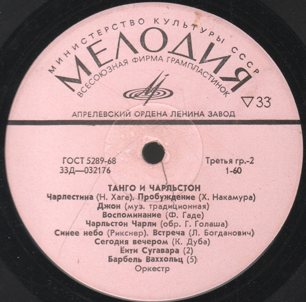 Танго и чарльстон