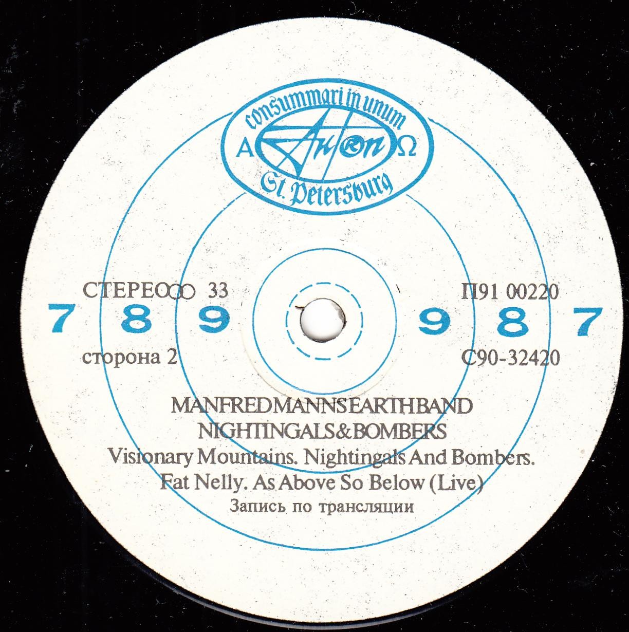 MANFRED MANN'S EARTH BAND. Nightingales & Bombers