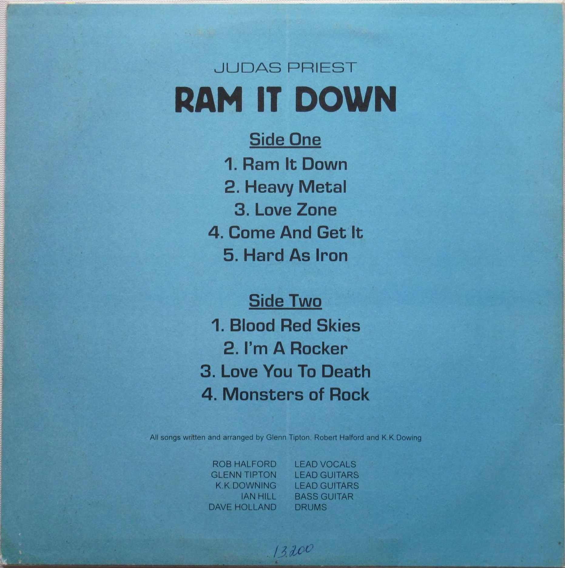 JUDAS PRIEST. Ram it Down
