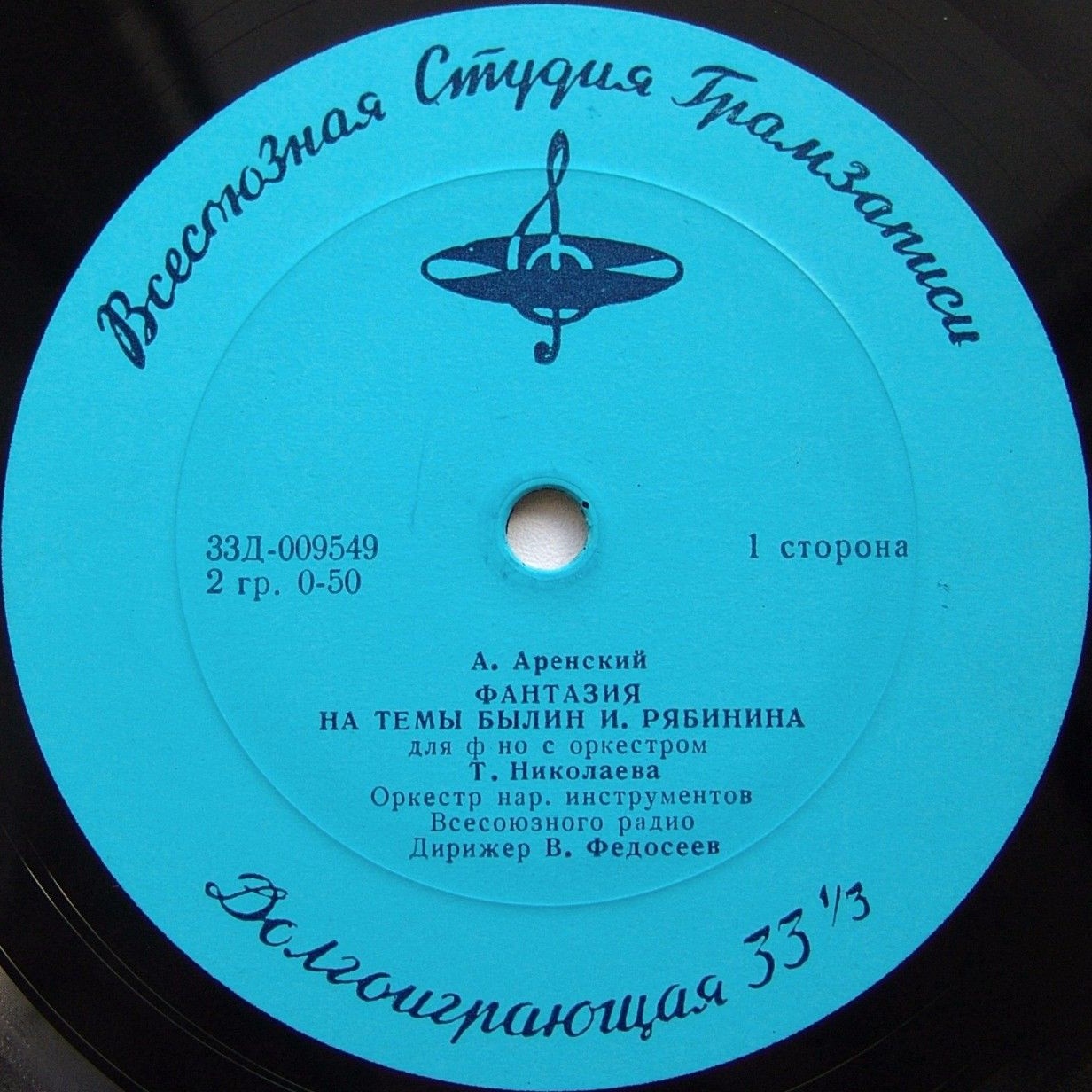 ОРКЕСТР РУССКИХ НАРОДНЫХ ИНСТРУМЕНТОВ ВСЕСОЮЗНОГО РАДИО