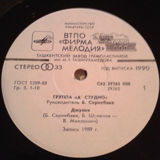 ГРУППА «А'СТУДИО». Руководитель Байгали Серкебаев