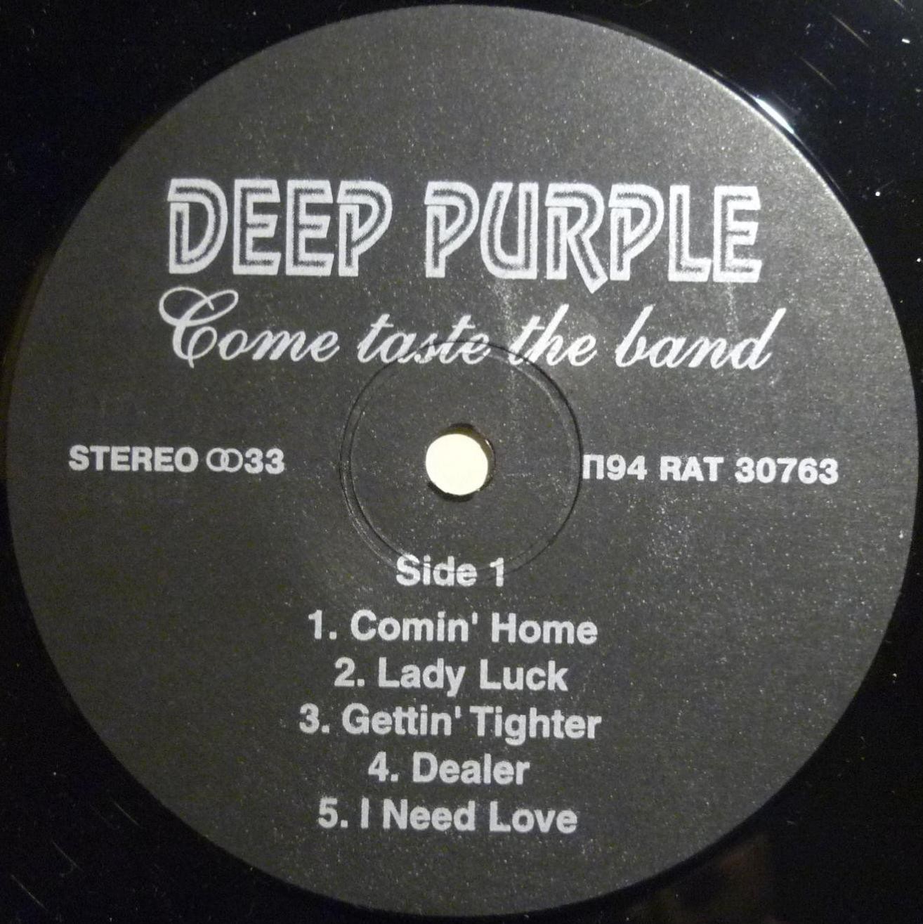 DEEP PURPLE. Come Taste The Band