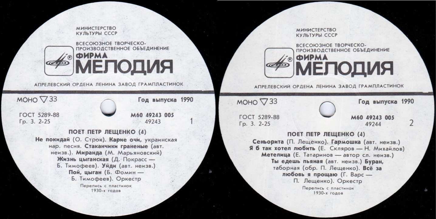 Поёт Пётр Лещенко (4)