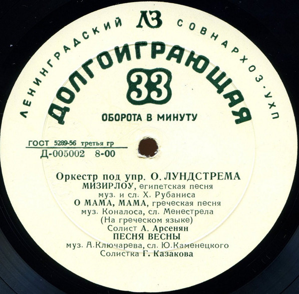 Эстрадный оркестр п/у О. Лундстрема