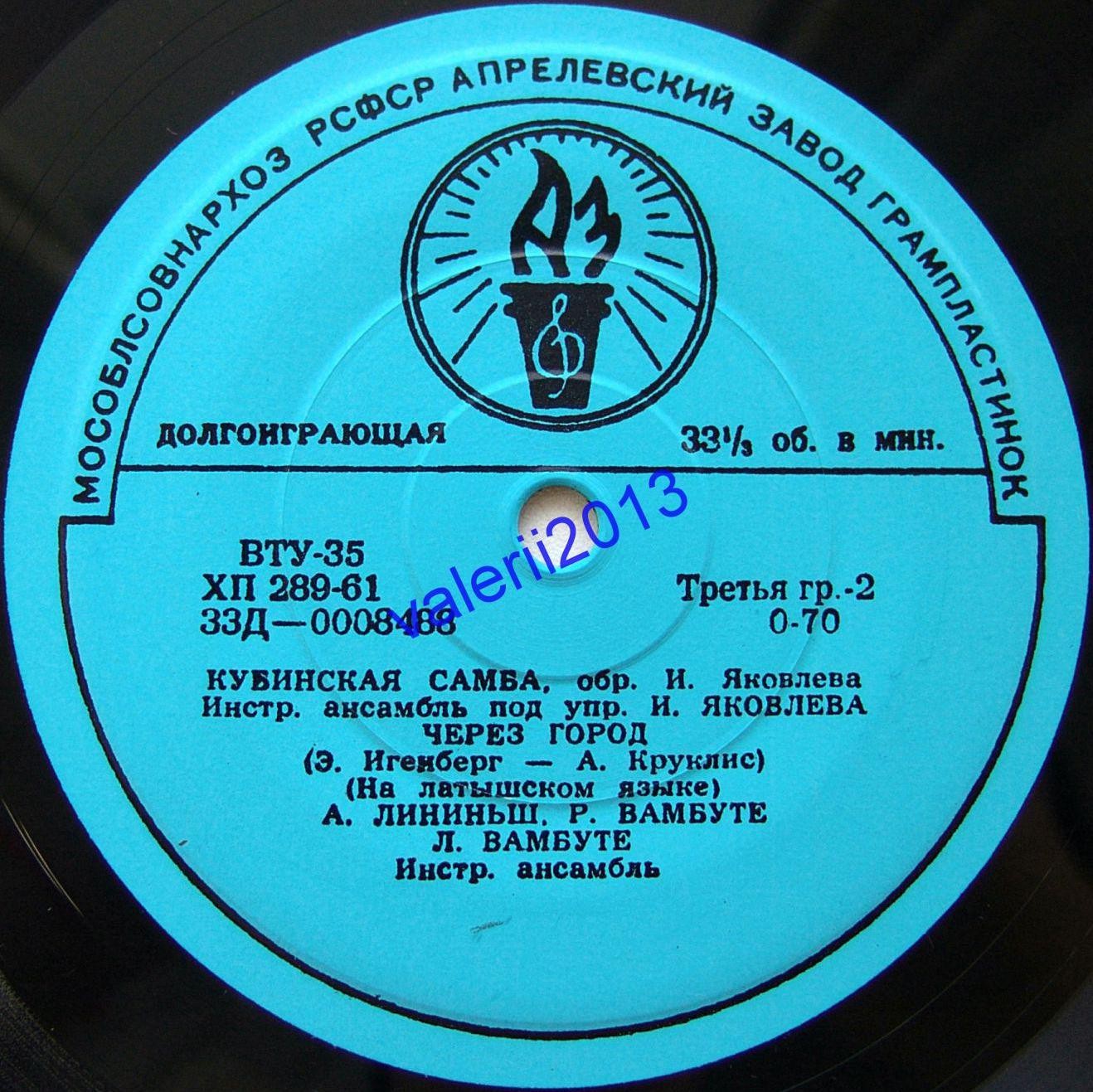 ИНСТРУМЕНТАЛЬНЫЙ АНСАМБЛЬ п/у И. ЯКОВЛЕВА