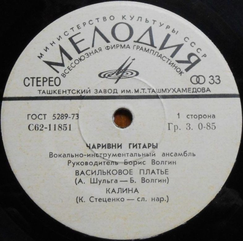 ВИА "ЧАРИВНИ ГИТАРЫ", рук. Б.Волгин