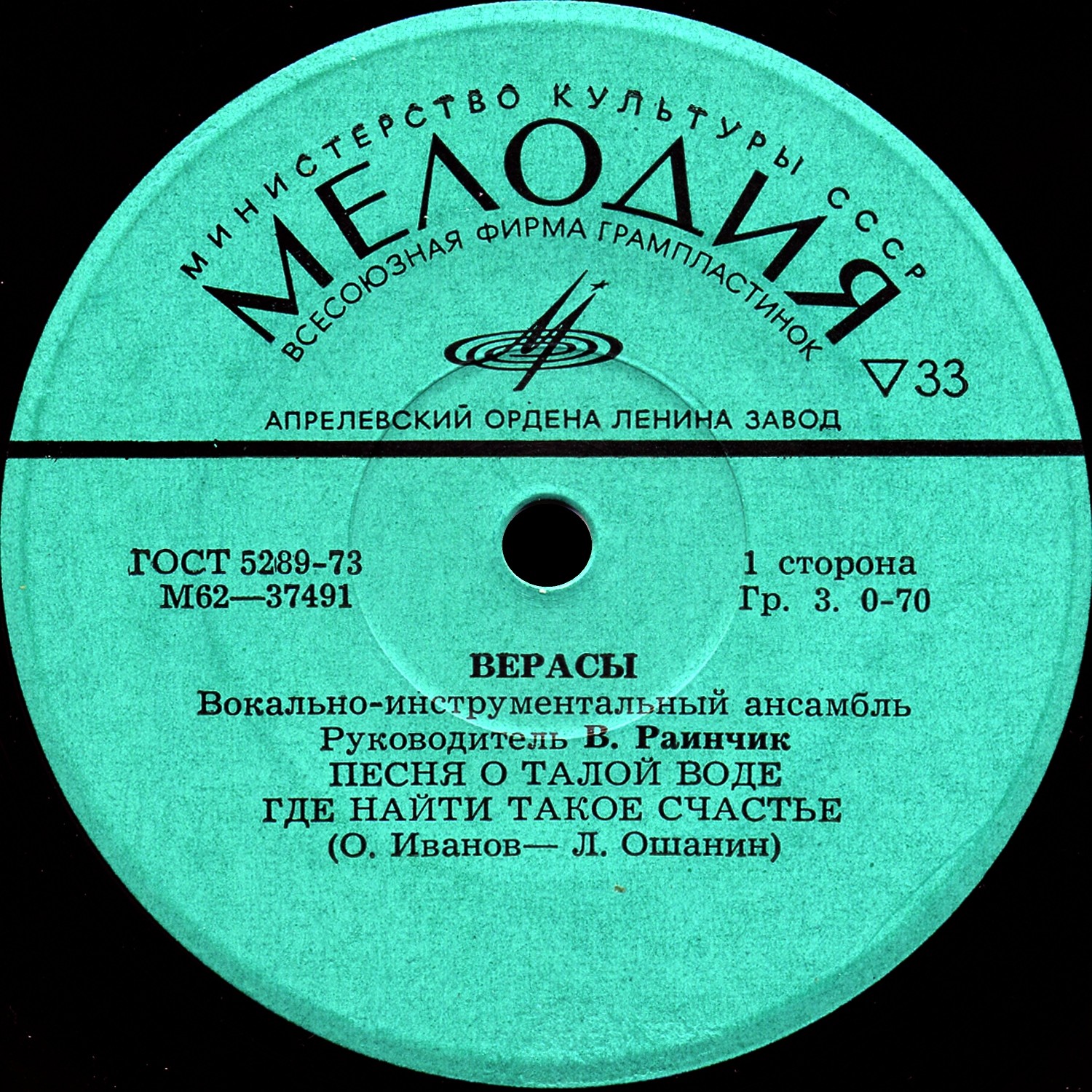 Верасы, вокально-инструментальный ансамбль