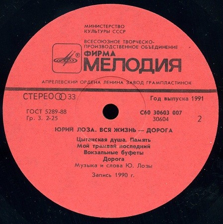 Юрий ЛОЗА. «Вся жизнь — дорога»