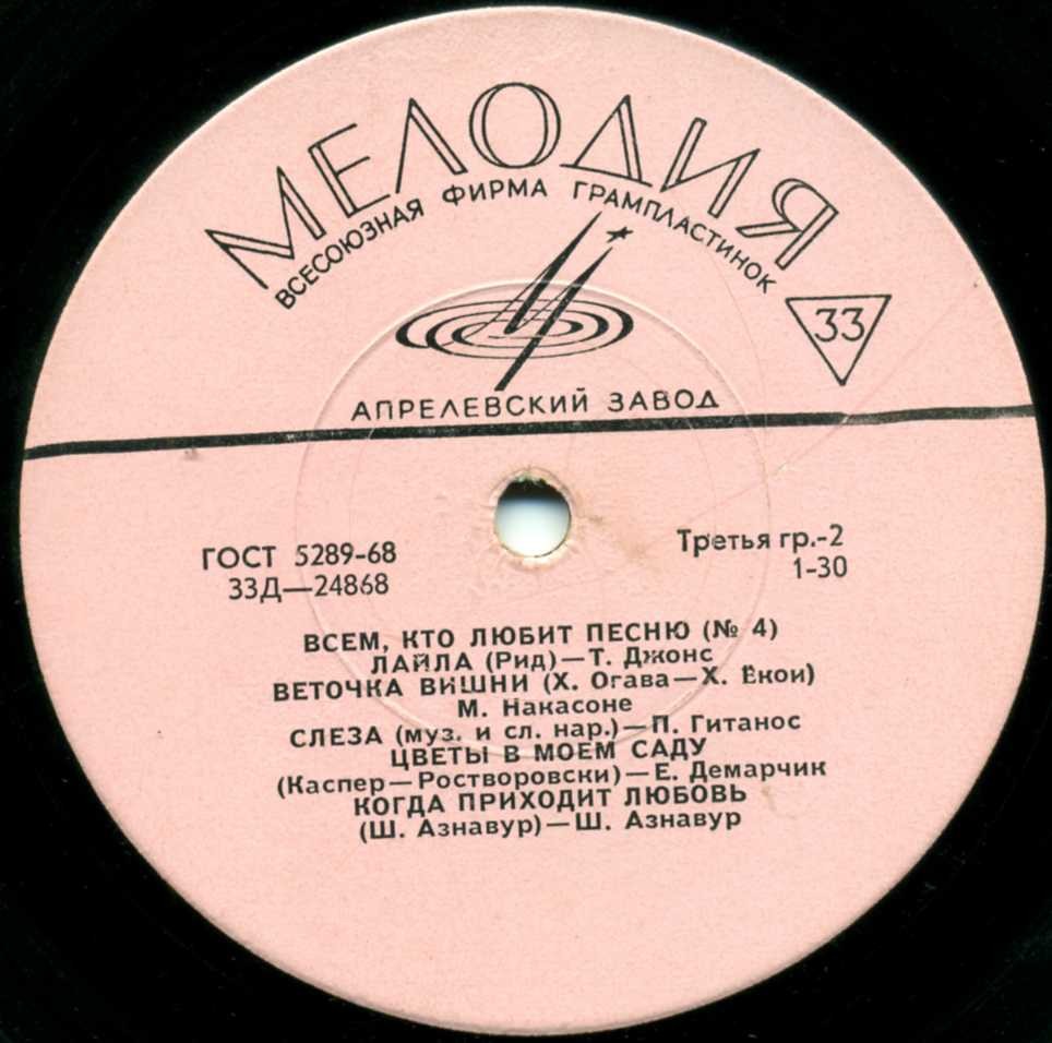 Всем, кто любит песню (№ 4)