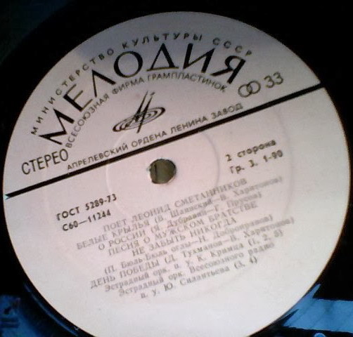 Поет Леонид Сметанников