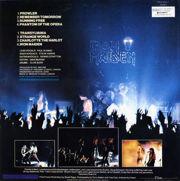 IRON MAIDEN «Iron Maiden» (запись 1980г.)