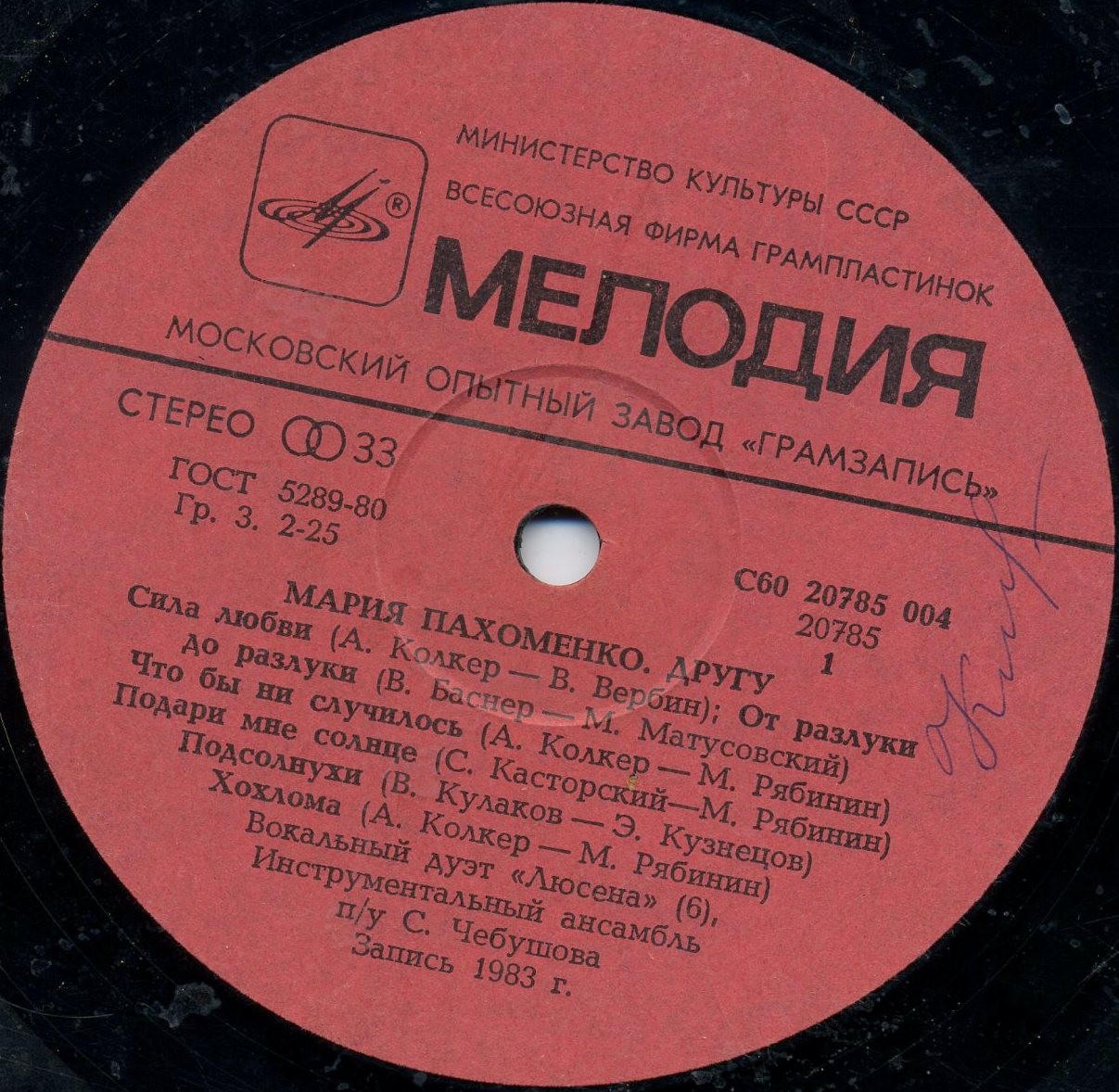 Мария ПАХОМЕНКО. "Другу"