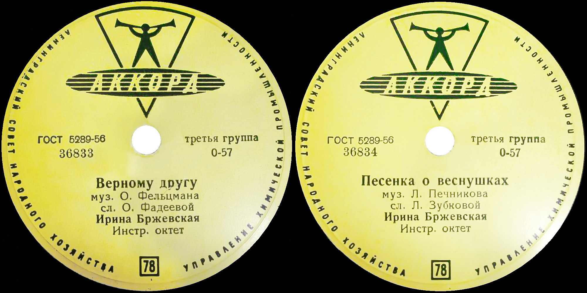 Ирина Бржевская - Верному другу / Песенка о веснушках