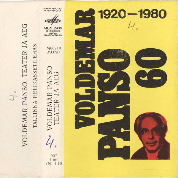 Voldemar Panso 60 : 1920-1980 : Teater ja aeg