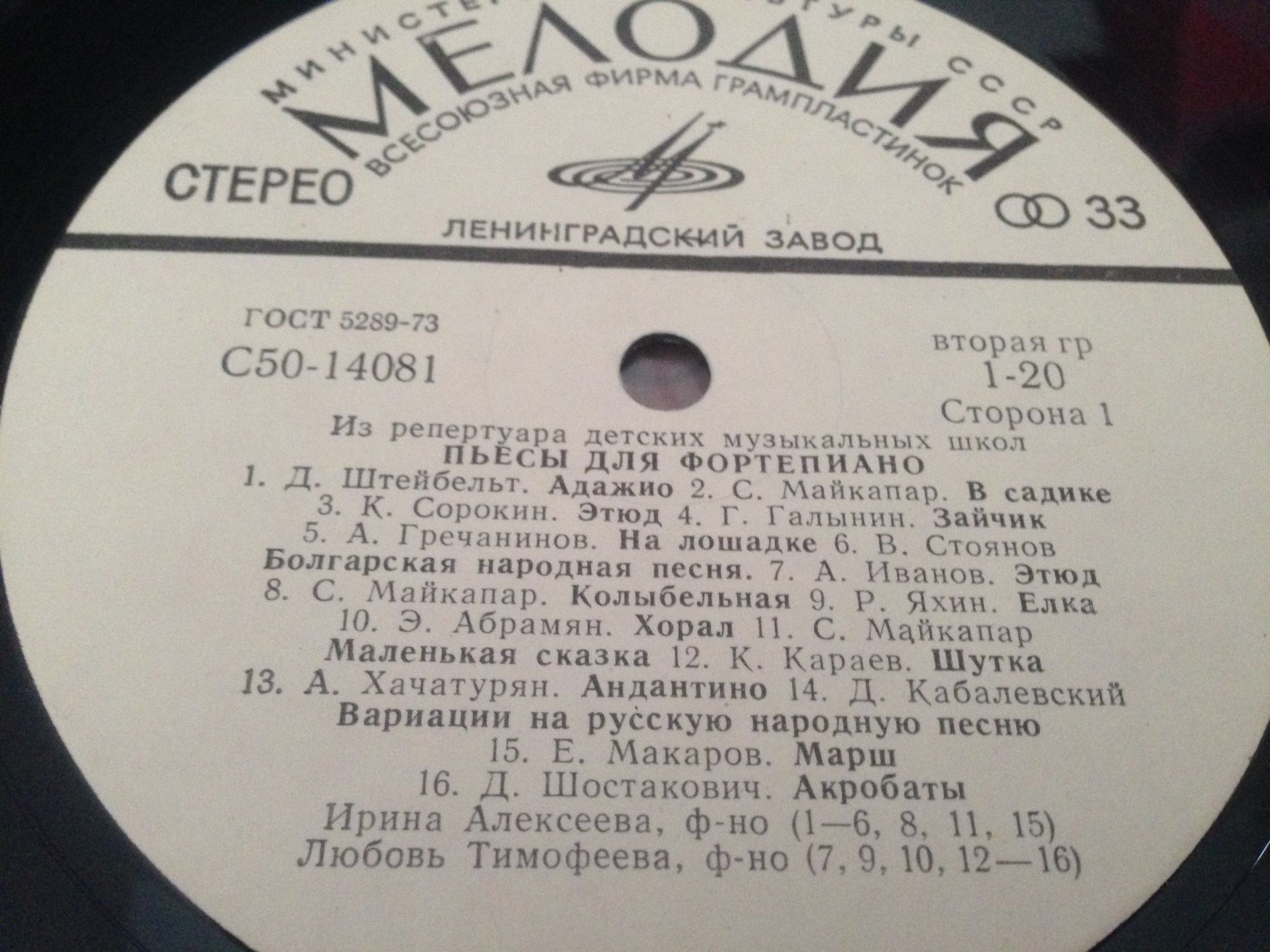 ИЗ РЕПЕРТУАРА ДЕТСКИХ МУЗЫКАЛЬНЫХ ШКОЛ. Пьесы для ф-но