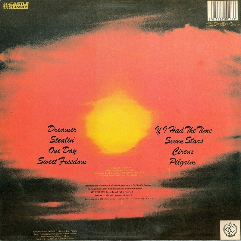 URIAH HEEP "Sweet Freedom"