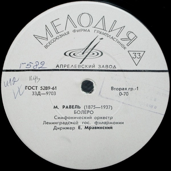 М. РАВЕЛЬ (1875–1937): Болеро / П. ДЮКА (1865–1935): Ученик чародея