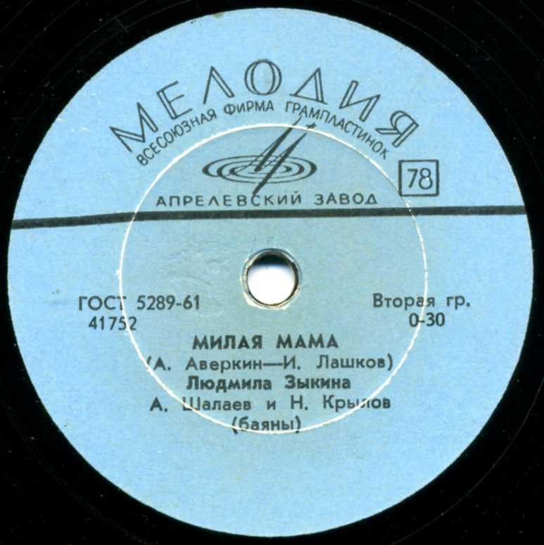 Людмила Зыкина - Оренбургский платок / Милая мама