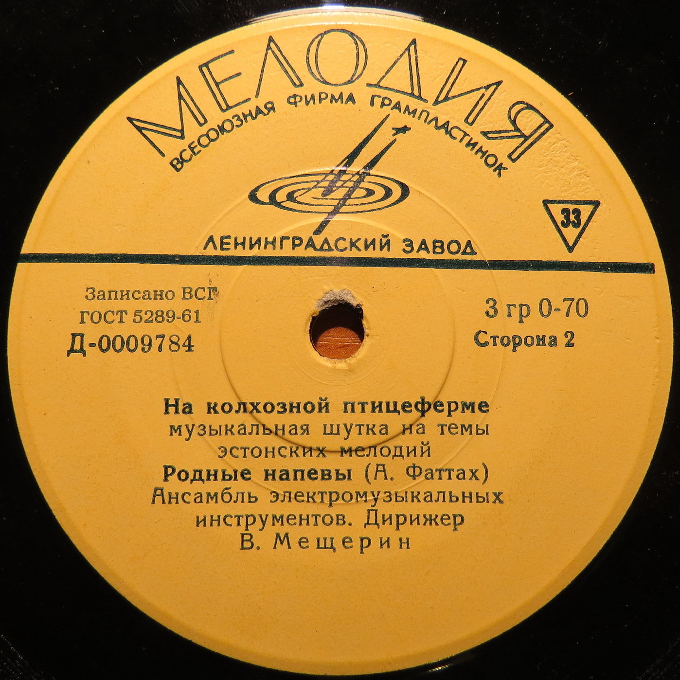 АНСАМБЛЬ ЭЛЕКТРОМУЗЫКАЛЬНЫХ ИНСТРУМЕНТОВ п/у В. МЕЩЕРИНА