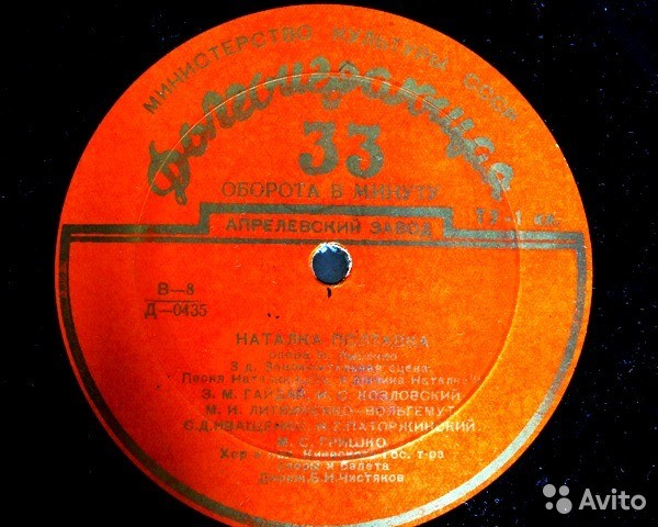 Н. Лысенко. Опера «Наталка Полтавка» (на украинском языке)