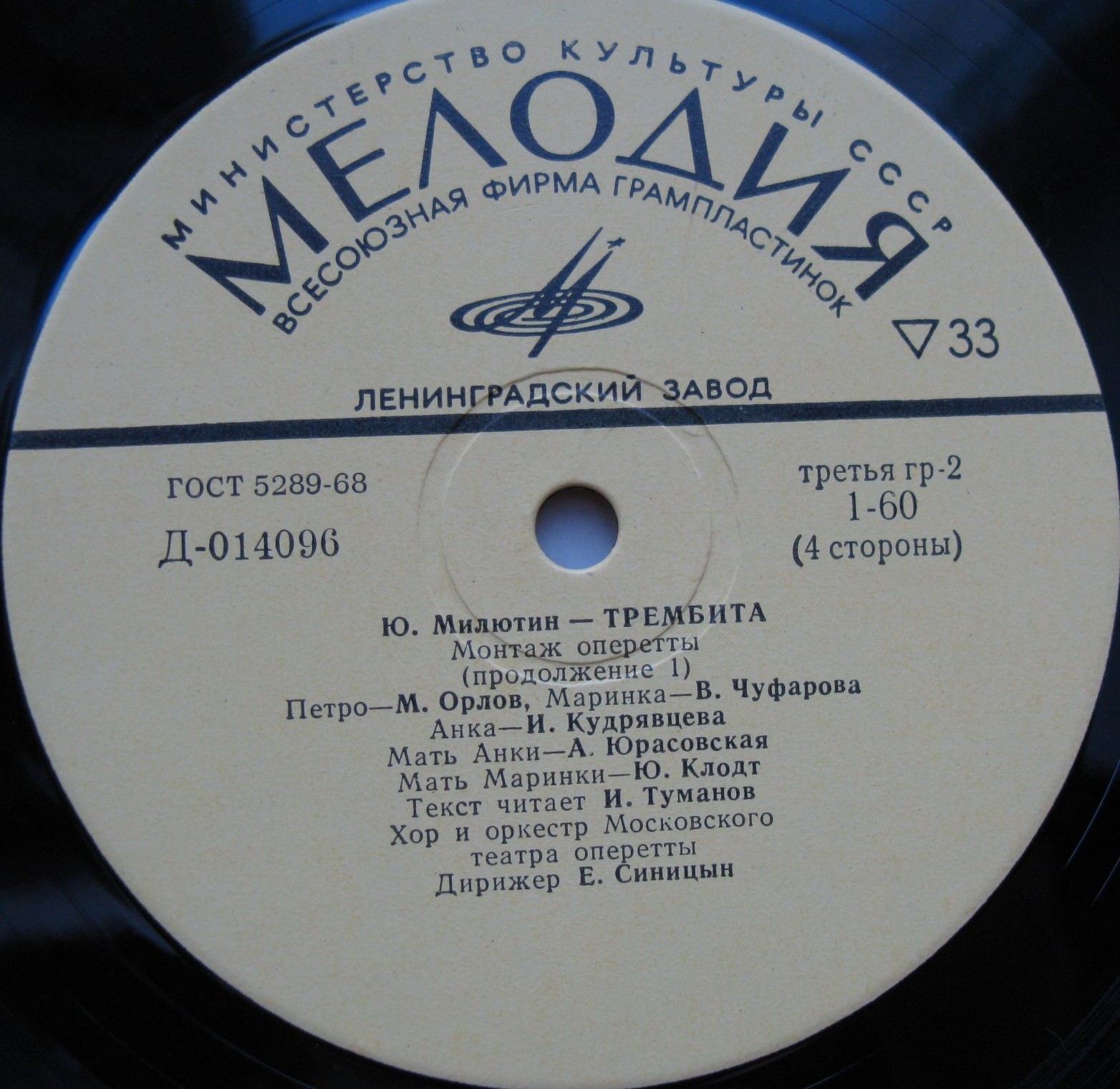 Юрий Милютин (1903-1968). Трембита.