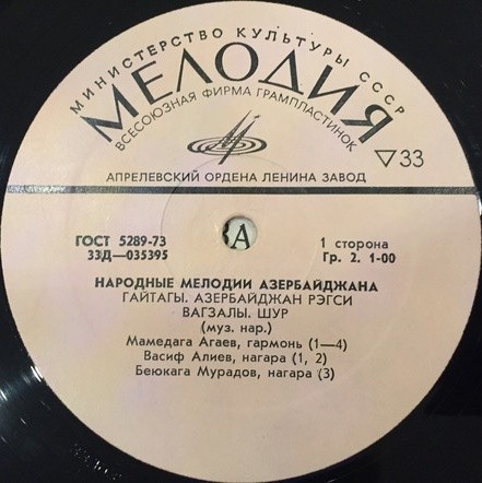 Народные мелодии Азербайджана