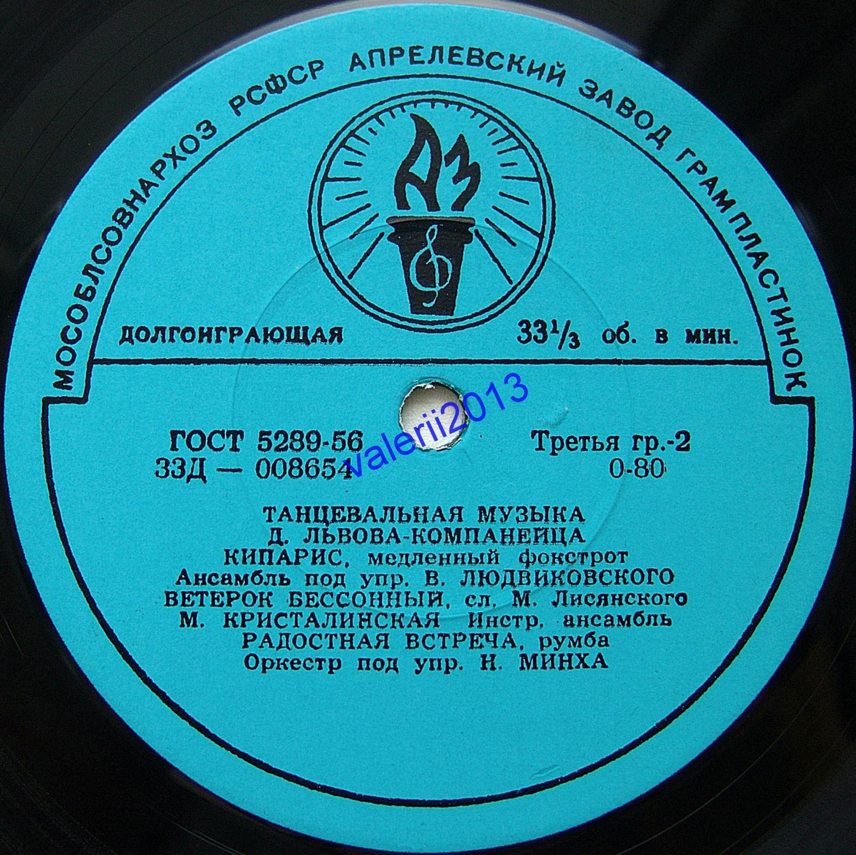 Танцевальная музыка Д. Львова-Компанейца