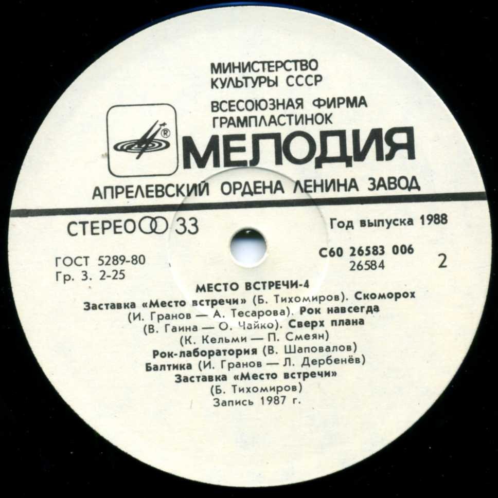 МЕСТО ВСТРЕЧИ. Выпуск 4